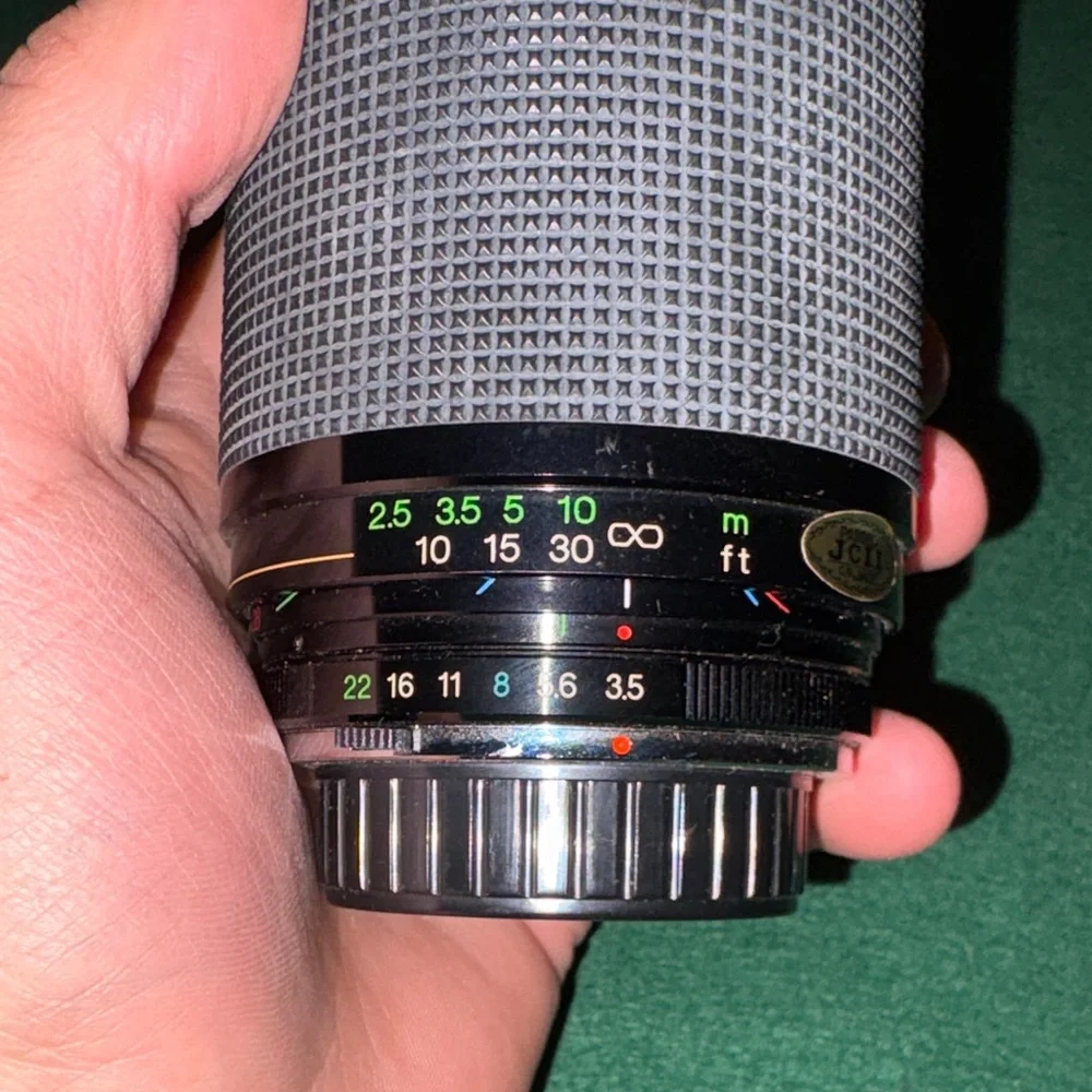 Vivitar Black Camera Lens